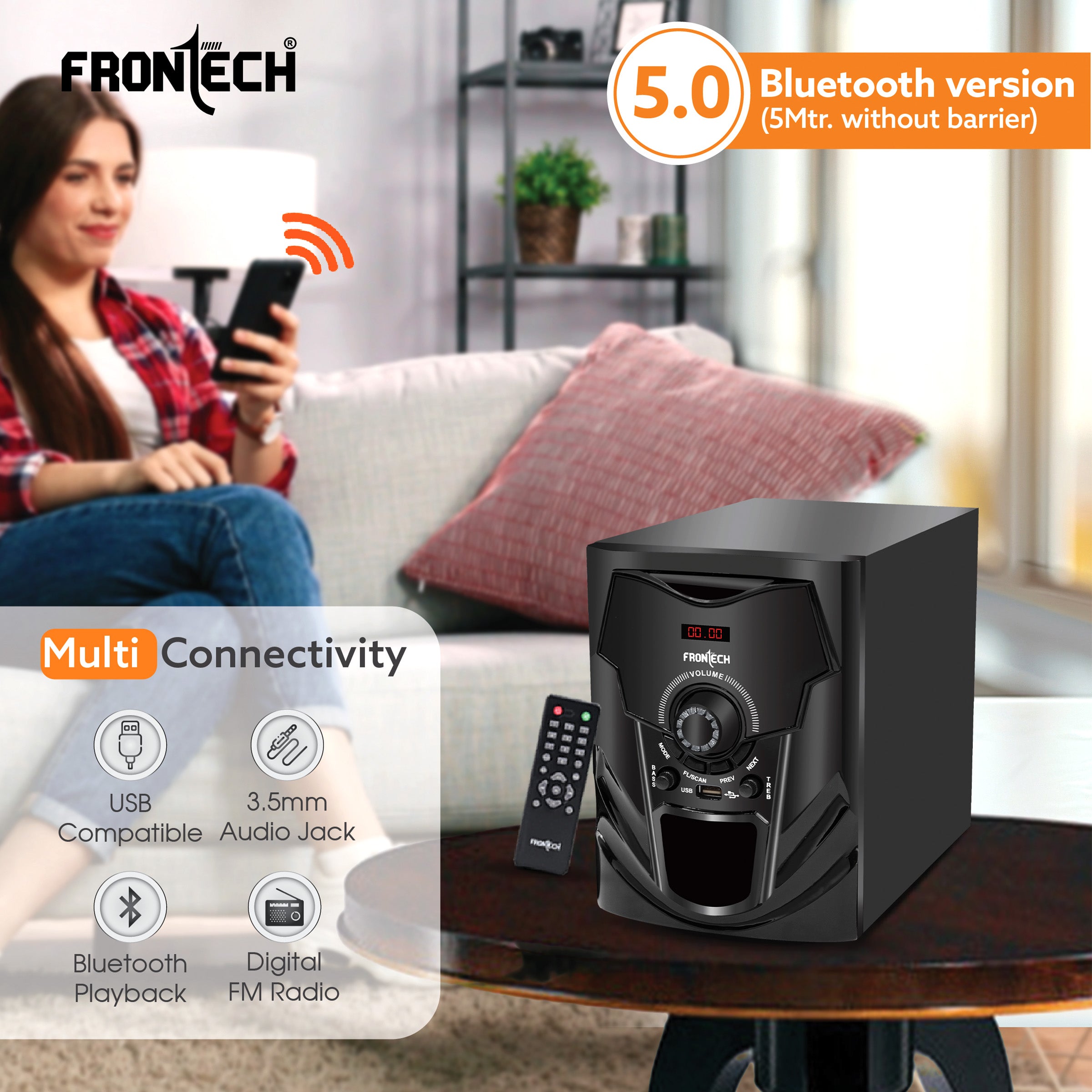 Frontech 4.1 Channel Speaker System (3956) Frontech 4.1 Channel Speaker System (3956)